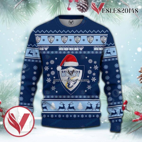 Colomiers rugby Sport Ugly Christmas Sweater, Unique Gifts For Fans - Vesles2014aS 2
