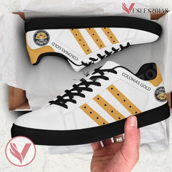 Colonias Gold Logo Stan Smith Shoes For Men And Womens - Vesles2014s 1
