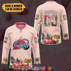 Colorado Avalanche Custom Name And Number Hockey Jersey, Trending Gifts For Fans - Vesles2014s 2