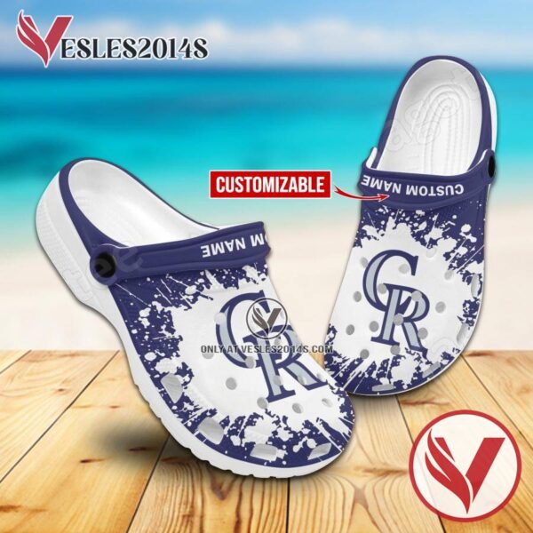 Colorado Rockies Custom Crocs Clogs, Unique Footwear For Fans