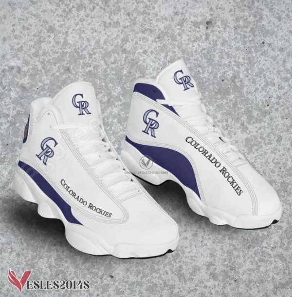 Colorado Rockies Logo Air Jordan 13 Shoes, Best Sneaker Gifts For Fans - Vesles2014s