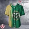 Colorado State Rams Baseball Jersey Half Style NCAA, Unique Gifts For Fans - Vesles2014s