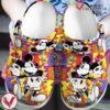 Colorful Mickey Mouse Cartoon Crocs Crocband Shoes Clogs Custom Name For Men Women And Kids, Unique Gift From  Vesles2014S