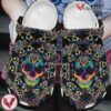 Colorfull Skull Clog Shoes Crocbland Clog Gifts For Men Women, Unique Gift From  Vesles2014S