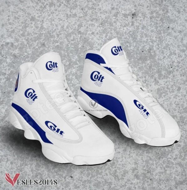 Colt 45 Logo Air Jordan 13 Shoes, Best Sneaker Gifts For Fans - Vesles2014s