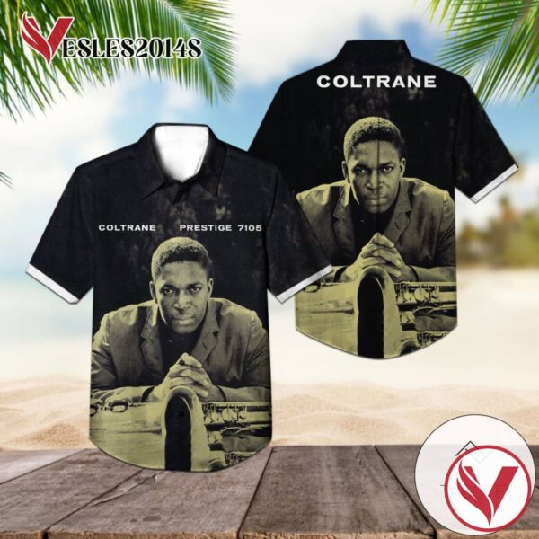 Coltrane Prestige 7105 Album Cover Hawaiian Shirt, Best Gift For Music Lovers Vesles2014S