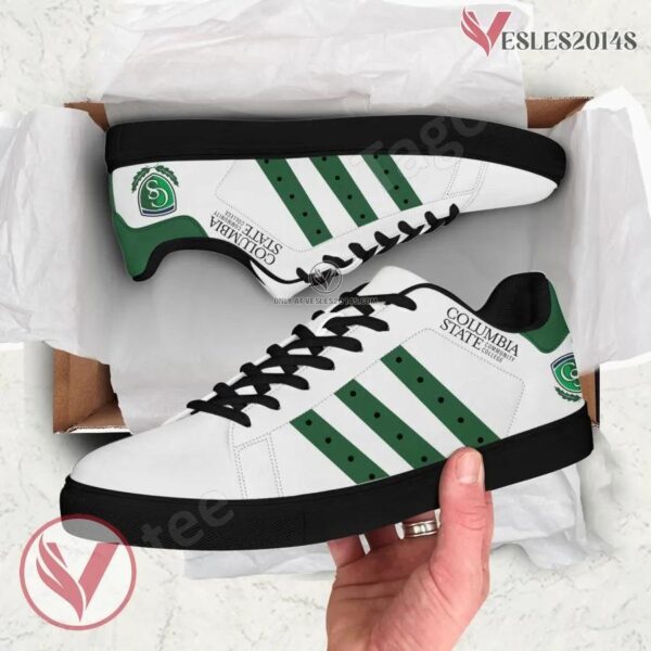 Columbia State Community College Logo Stan Smith Shoes For Men And Womens - Vesles2014s 1