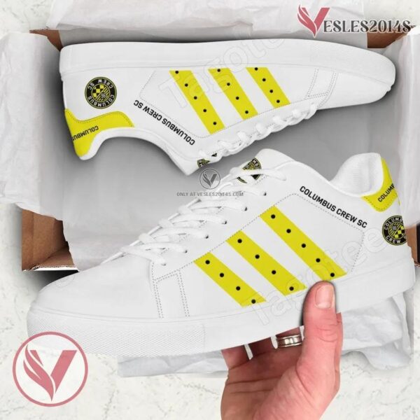 Columbus Crew SC Print Stan Smith Shoes, Best Sneaker For Fans - Vesles2014s 1