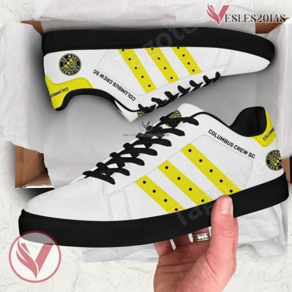 Columbus Crew SC Print Stan Smith Shoes, Best Sneaker For Fans - Vesles2014s
