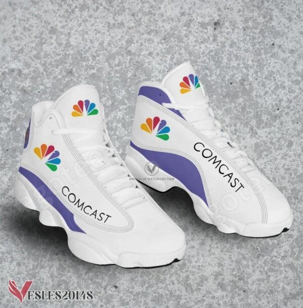 Comacast Logo Air Jordan 13 Shoes, Best Sneaker Gifts For Fans - Vesles2014s