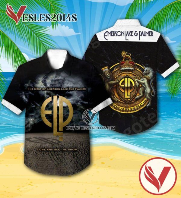 Come And See The Show The Best Of Emerson Lake And Palmer Album Cover Hawaiian Shirt, Unique Gifts For Music Lovers - Vesles2014S
