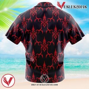 Command Seal Fate Stay Night Hawaiian Button Up Shirt, Perfect Gifts For Anime Lovers - Vesles2014S 1