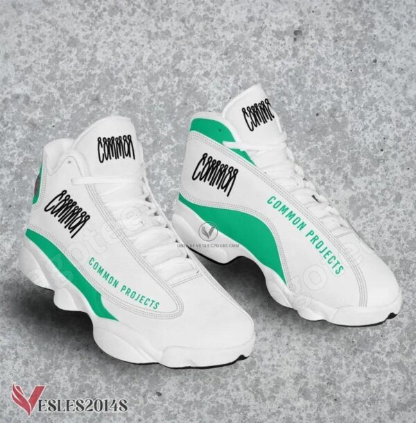 Common Projects Logo Air Jordan 13 Shoes, Best Sneaker Gifts For Fans - Vesles2014s