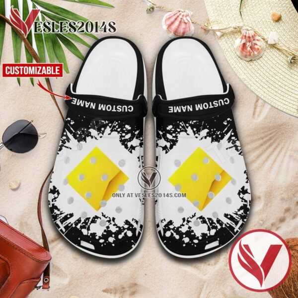 Commonwealth Bank Logo Crocs Clogs, Unique Footwear For Fans 1