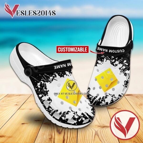 Commonwealth Bank Logo Crocs Clogs, Unique Footwear For Fans