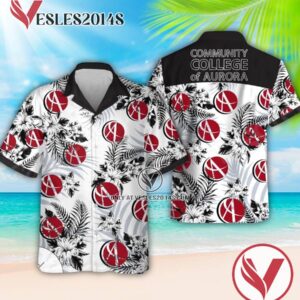 Community College of Aurora Logo Aloha Summer Shirt, Perfect Gifts Idea In Holiday - Vesles2014S 1