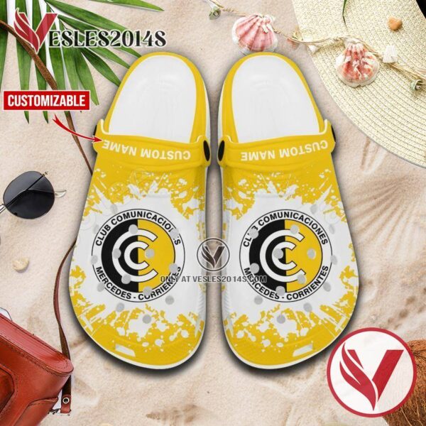 Comunicaciones Mercedes Crocs Clogs, Unique Footwear For Fans 1