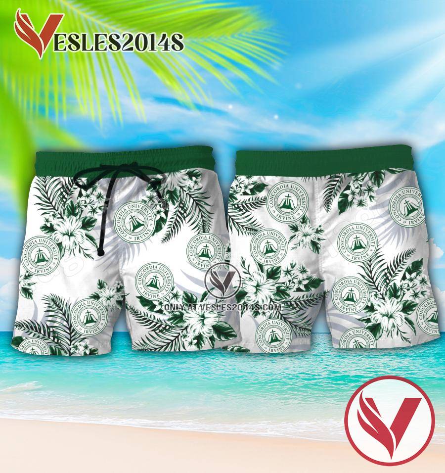Concordia University-Irvine Logo Hawaiian Suit, Perfect Gifts Idea In Holiday - Vesles2014S 2