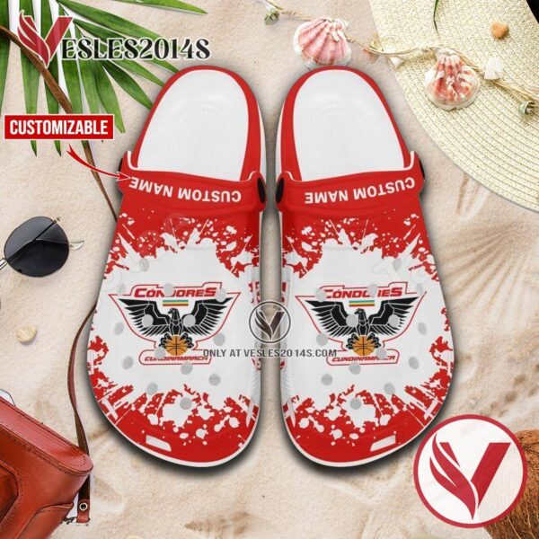 Condores de Cundinamarca Logo Crocs Clogs, Unique Footwear For Fans 1