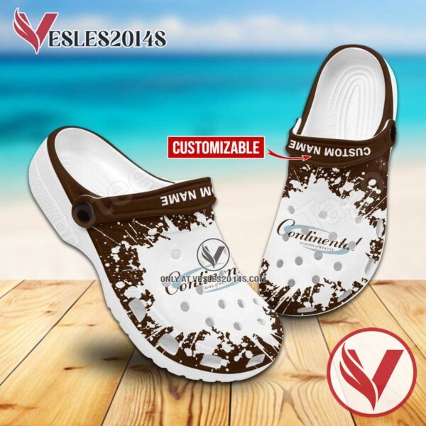 Continental School of Beauty Culture Crocs Clogs Shoes, Unique Footwear For Fans