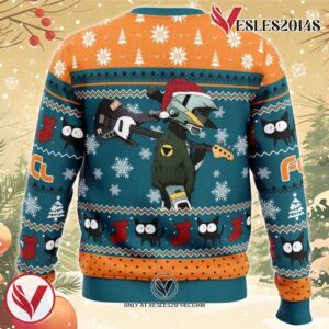 Cool Guitar Canti Fooly Cooly FLCL Ugly Christmas Sweater, Unique Christmas Gift For Fans - Vesles2014S 1