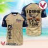 Coors Banquet Beige I Drink I Grill Baseball Jersey, Perfect Gifts For Fans - Vesles2014S