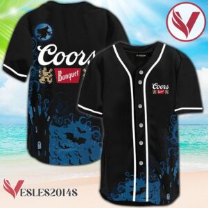 Coors Banquet Black Halloween Witch Baseball Jersey, Perfect Gifts For Fans - Vesles2014S