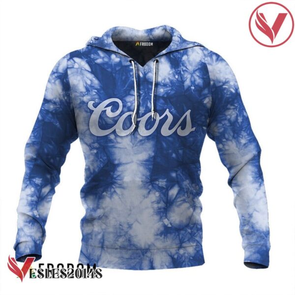 Coors Banquet Blue Tie-dye Hoodie & Zip Hoodie - Vesles2014S 1