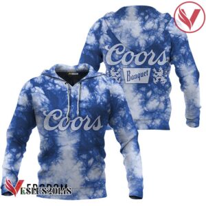 Coors Banquet Blue Tie-dye Hoodie & Zip Hoodie - Vesles2014S