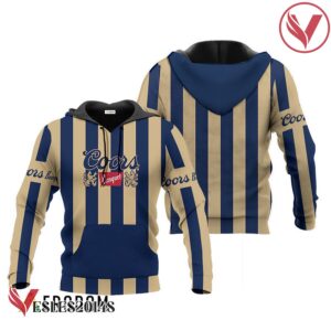 Coors Banquet Blue Vintage Striped Hoodie & Zip Hoodie - Vesles2014S
