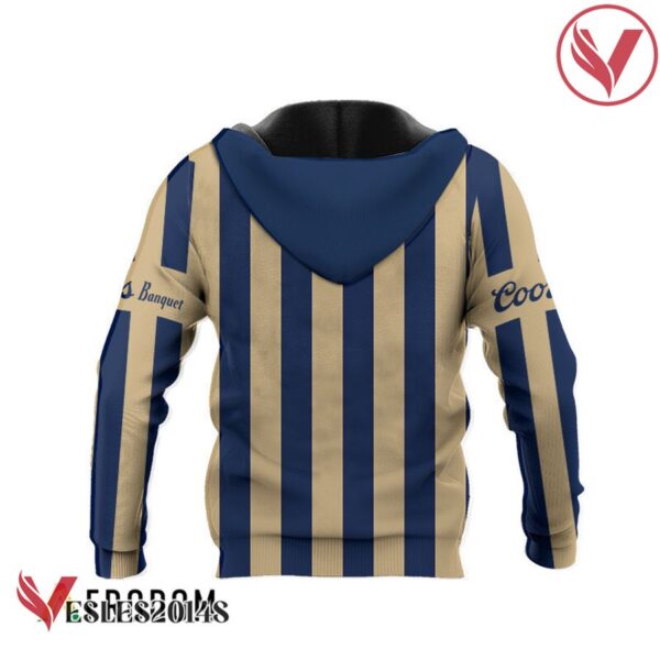 Coors Banquet Blue Vintage Striped Hoodie & Zip Hoodie - Vesles2014S 4