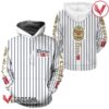 Coors Banquet White Vertical Striped Hoodie & Zip Hoodie - Vesles2014S