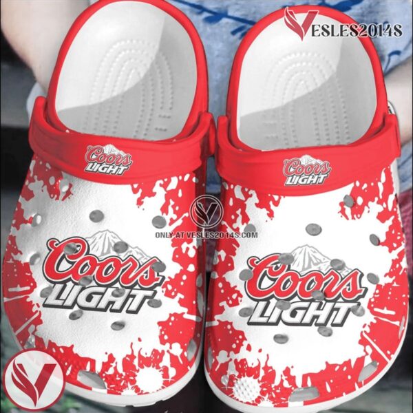 Coors Light Beer Comfortable Clogs Crocband Shoes For Men Women, Unique Gift From  Vesles2014S