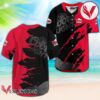 Coors Light Beer Metal Crack Pattern Baseball Jersey, Perfect Gifts For Fans - Vesles2014S