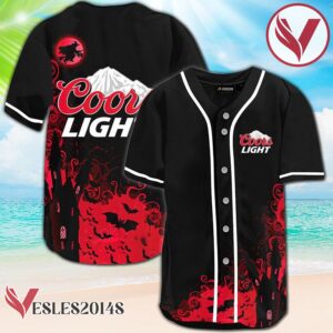 Coors Light Black Halloween Witch Baseball Jersey, Perfect Gifts For Fans - Vesles2014S