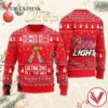 Coors Light Drinker Bells Drinking All The Way Christmas Ugly Sweater, Unique Winter Outfits For Fans - Vesles2014S  1