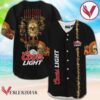 Coors Light Golden Skull And Pumpkin Baseball Jersey, Perfect Gifts For Fans - Vesles2014S