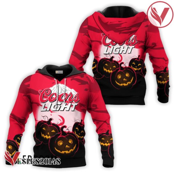 Coors Light Halloween Night Pumpkin Hoodie & Zip Hoodie - Vesles2014S 4
