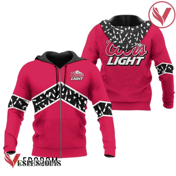 Coors Light Pink Wine Pattern Hoodie & Zip Hoodie - Vesles2014S 1