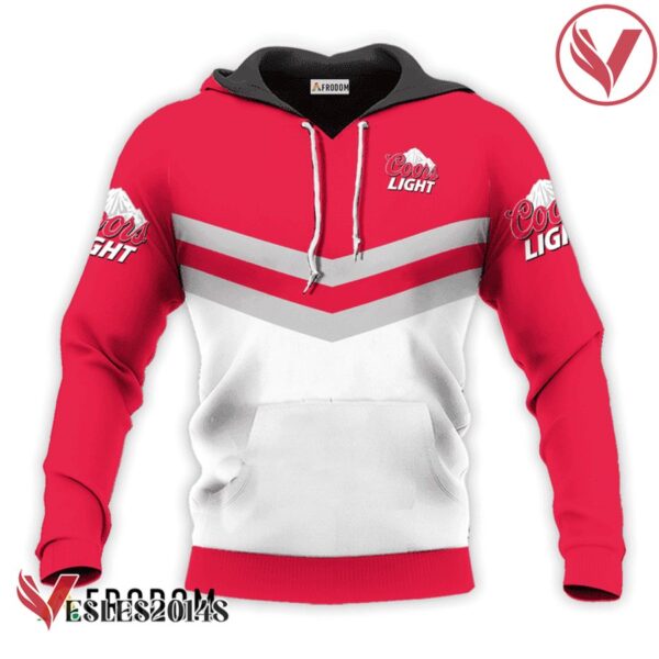 Coors Light Red Tennis Hoodie & Zip Hoodie - Vesles2014S 1