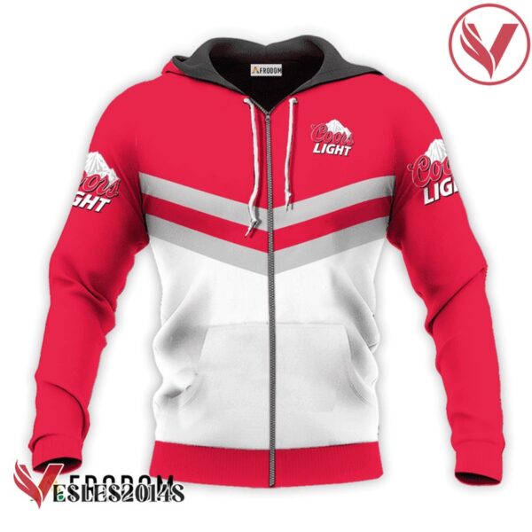 Coors Light Red Tennis Hoodie & Zip Hoodie - Vesles2014S 2