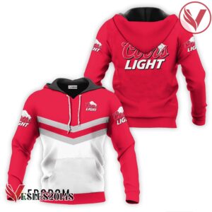 Coors Light Red Tennis Hoodie & Zip Hoodie - Vesles2014S