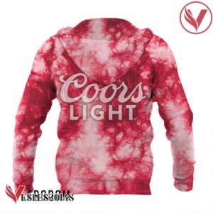 Coors Light Red Tie-dye Hoodie & Zip Hoodie - Vesles2014S 3