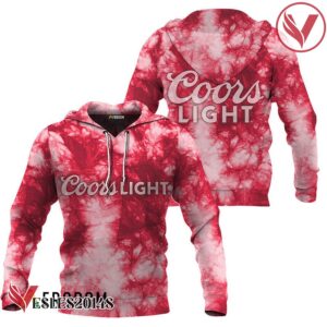 Coors Light Red Tie-dye Hoodie & Zip Hoodie - Vesles2014S