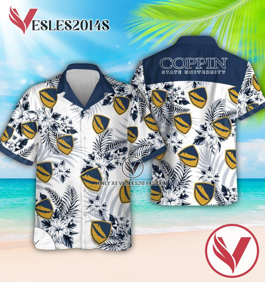 Coppin State University Logo Aloha Summer Shirt, Perfect Gifts Idea In Holiday - Vesles2014S 1