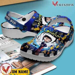 Coraline Cartoon Crocs Crocband Clogs Shoes Comfortable For Men Women and Kids Style 3, Unique Gift From Vesles2014S 2