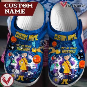 Coraline Cartoon Crocs Crocband Clogs Shoes Comfortable For Men Women and Kids Style 4, Unique Gift From  Vesles2014S