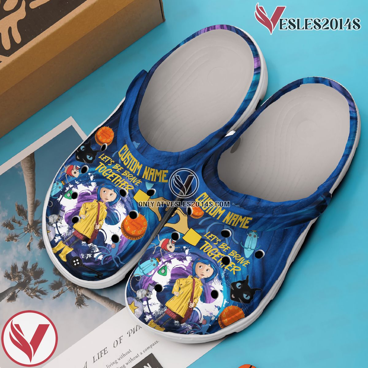 Coraline Cartoon Crocs Crocband Clogs Shoes Comfortable For Men Women and Kids Style 6, Unique Gift From Vesles2014S 2