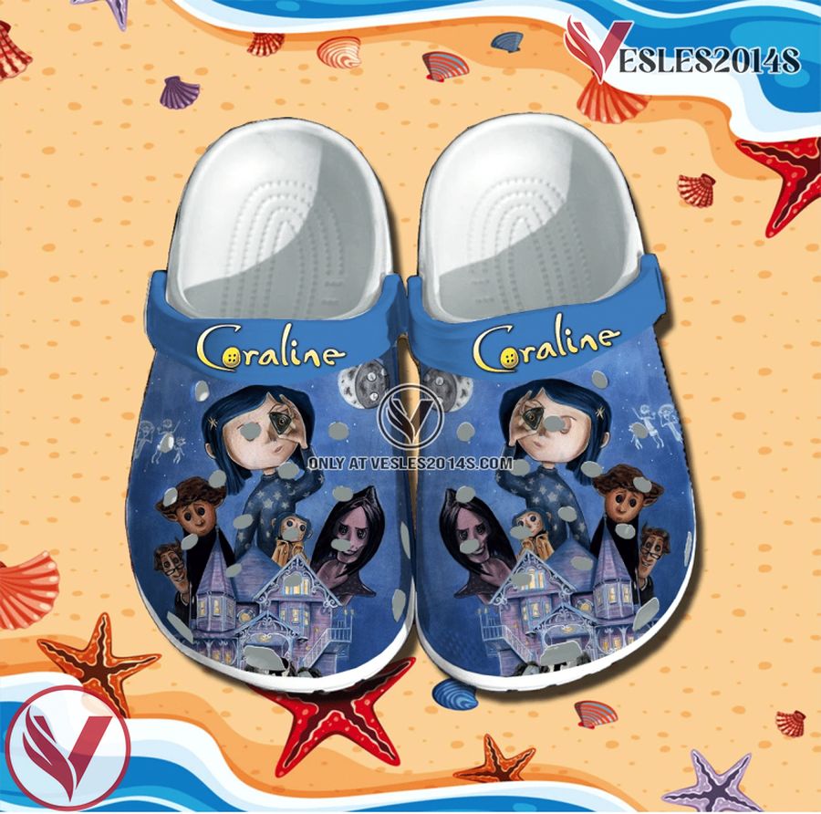 Coraline Crocs Clog Shoes, Unique Gift From Vesles2014S