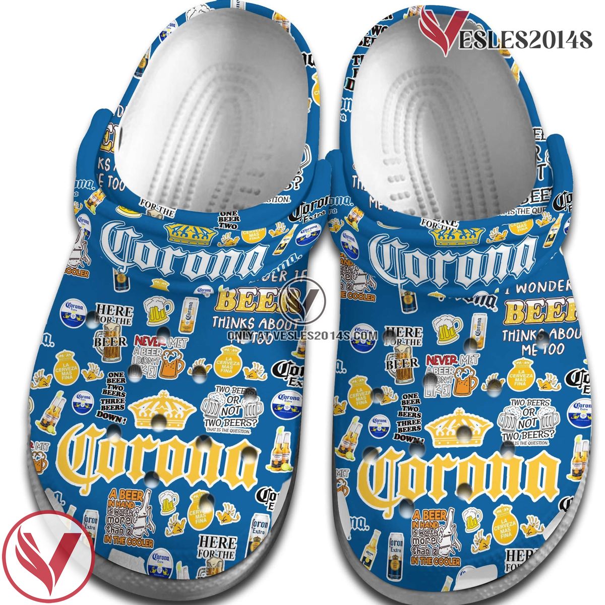 Corona Beer Beer Crocs Crocband Clogs Shoes Comfortable For Men Women and Kids, Unique Gift From Vesles2014S 2